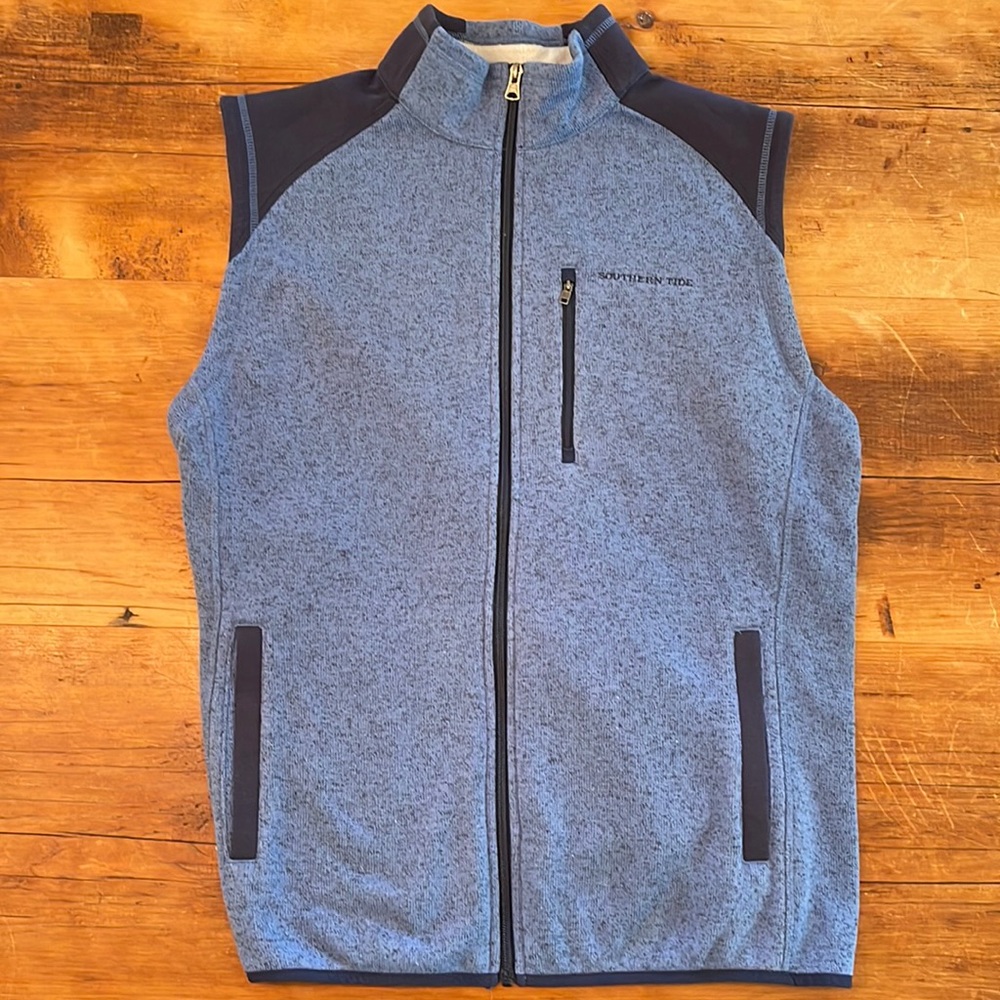 Southern Tide Fleece Vest Mens Large